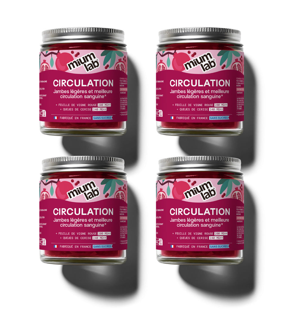 Pot de gummies Circulation