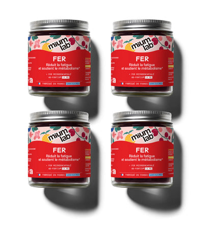 Pot de gummies Fer