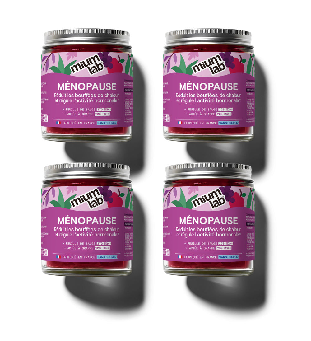 Pot de gummies Ménopause