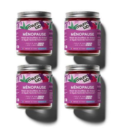 Pot de gummies Ménopause
