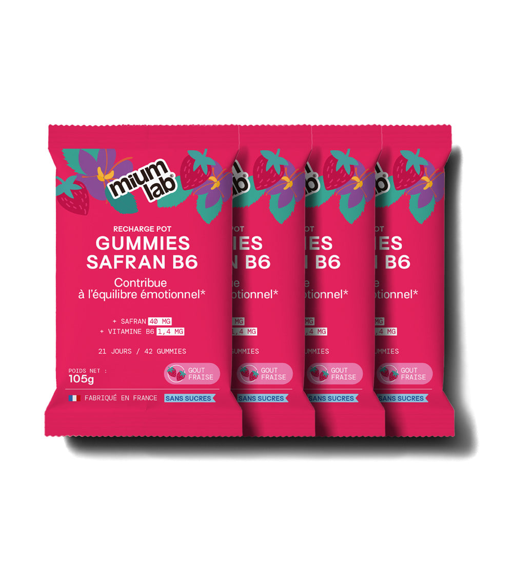 Pot de gummies Safran fraise