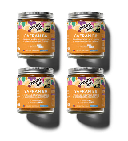 Pot de gummies Safran pêche