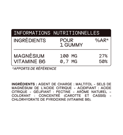 Gummies MAGNÉSIUM SANS SUCRES ENFANTS | Détente &amp; endormissement plus facile | 30 jours 🧒