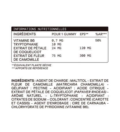 Gummies SOMMEIL SANS SUCRES ENFANTS | Qualité du sommeil | 30 jours 🧒