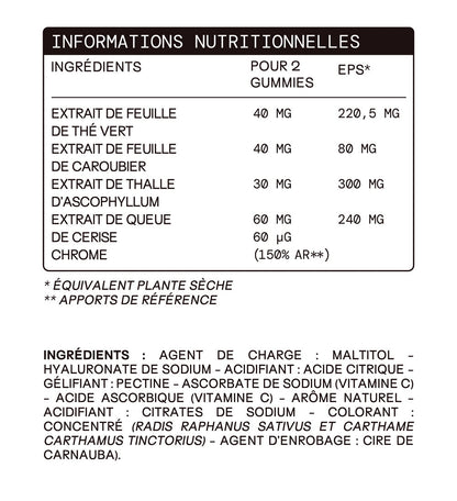 Gummies MINCEUR SANS SUCRES | Perte de poids | 21 jours