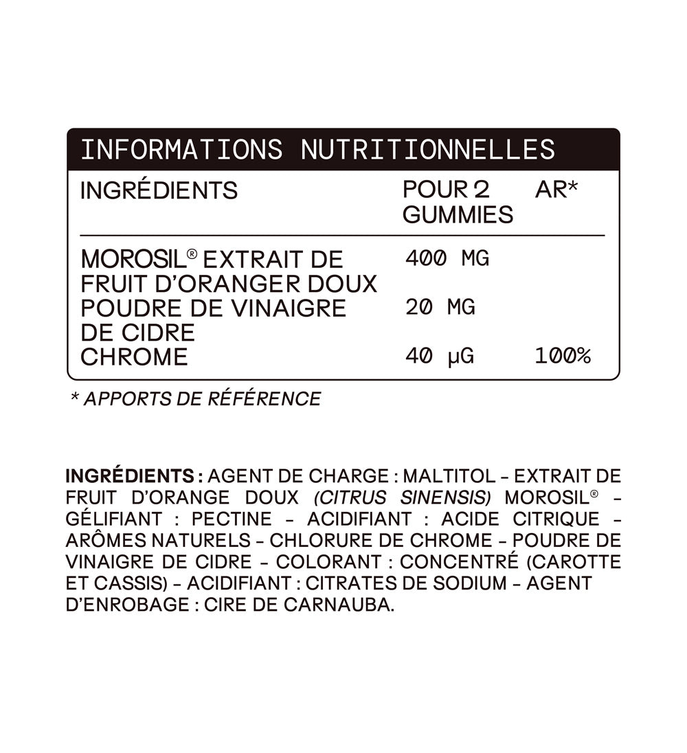 Pack Gummies ULTRA SLIM MOROSIL | Fettverbrennung und Gewichtsregulierung | 3 Monate