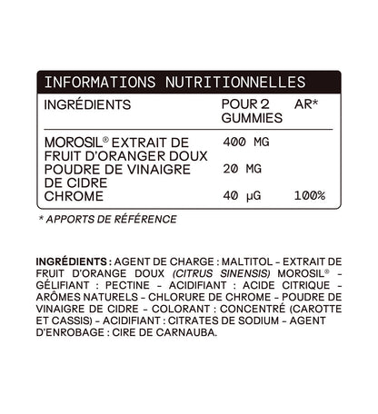 Pack Gummies ULTRA SLIM MOROSIL | Fettverbrennung und Gewichtsregulierung | 3 Monate