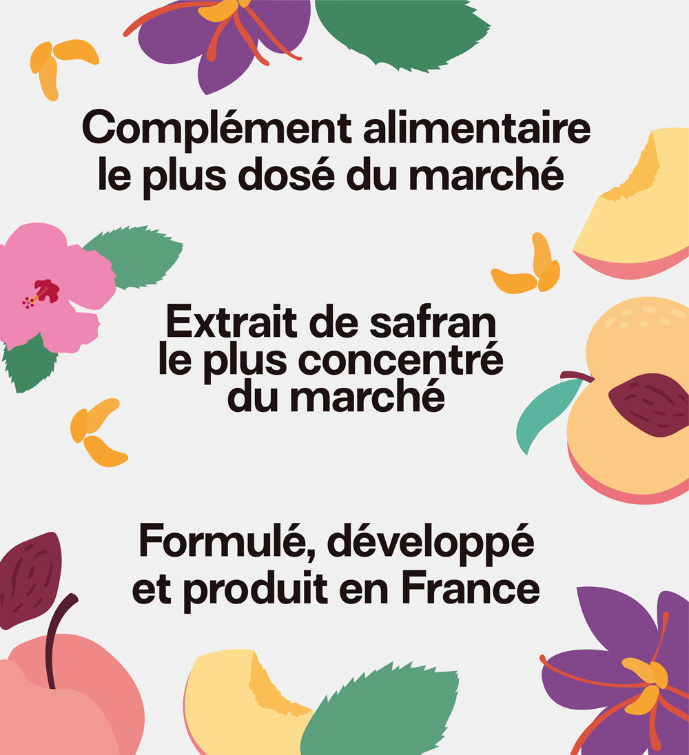 Gummies SAFRAN B6 SANS SUCRES | Apaiser l’agitation &amp; favoriser la concentration | 42 jours 🧒