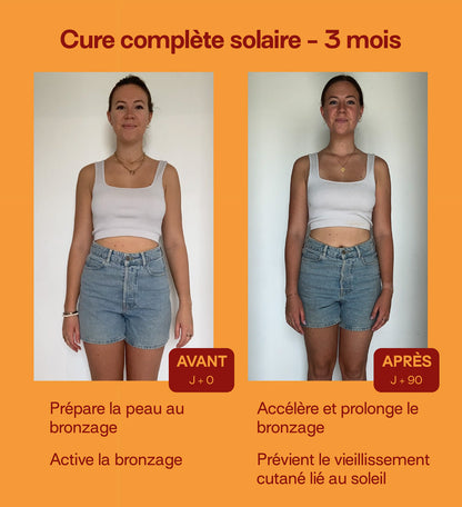Gummies SOLAIRE SANS SUCRES | Améliore le bronzage | 21 jours