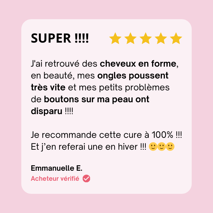 Gummies BEAUTÉ SANS SUCRES | Cheveux, ongles et peau | 21 jours