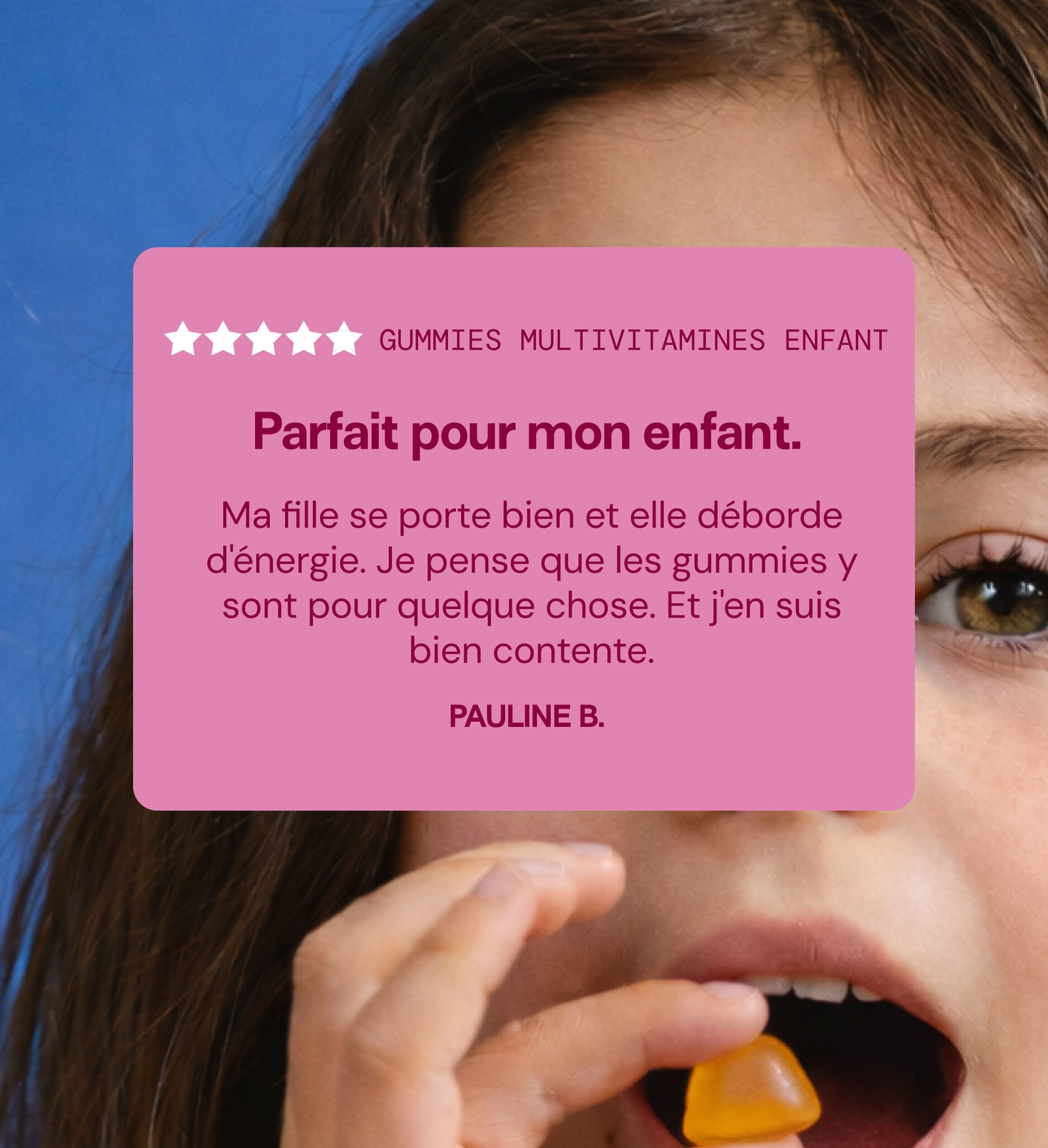 Gummies Multivitamines Enfants SANS SUCRES | Énergie stable &amp; 10 vitamines essentielles | 30 jours