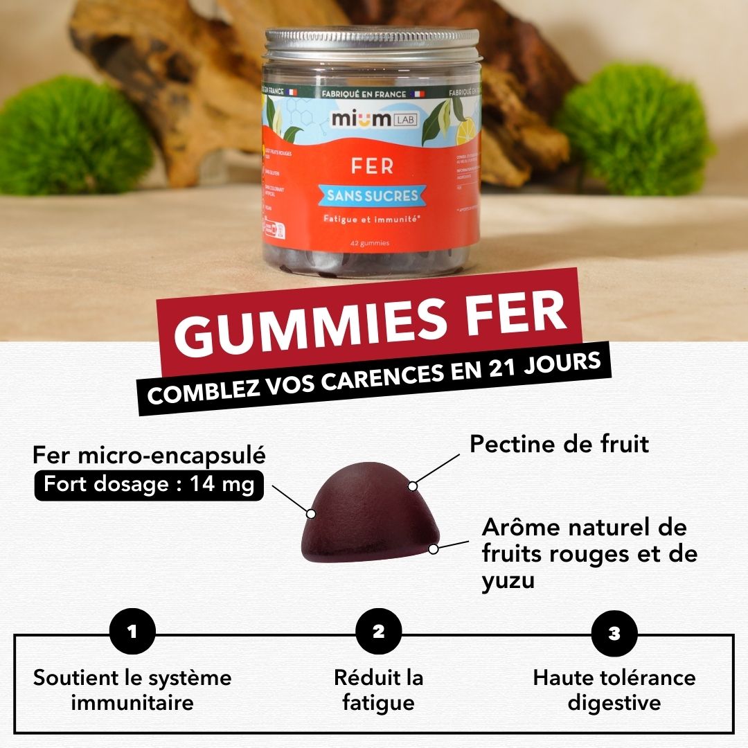 Gummies FER SANS SUCRES | Super Pack | 4 x 21 jours