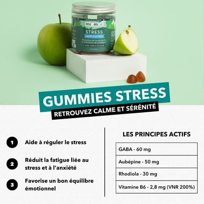 Gummies STRESS SANS SUCRES | Anti-stress et anxiété | 21 jours