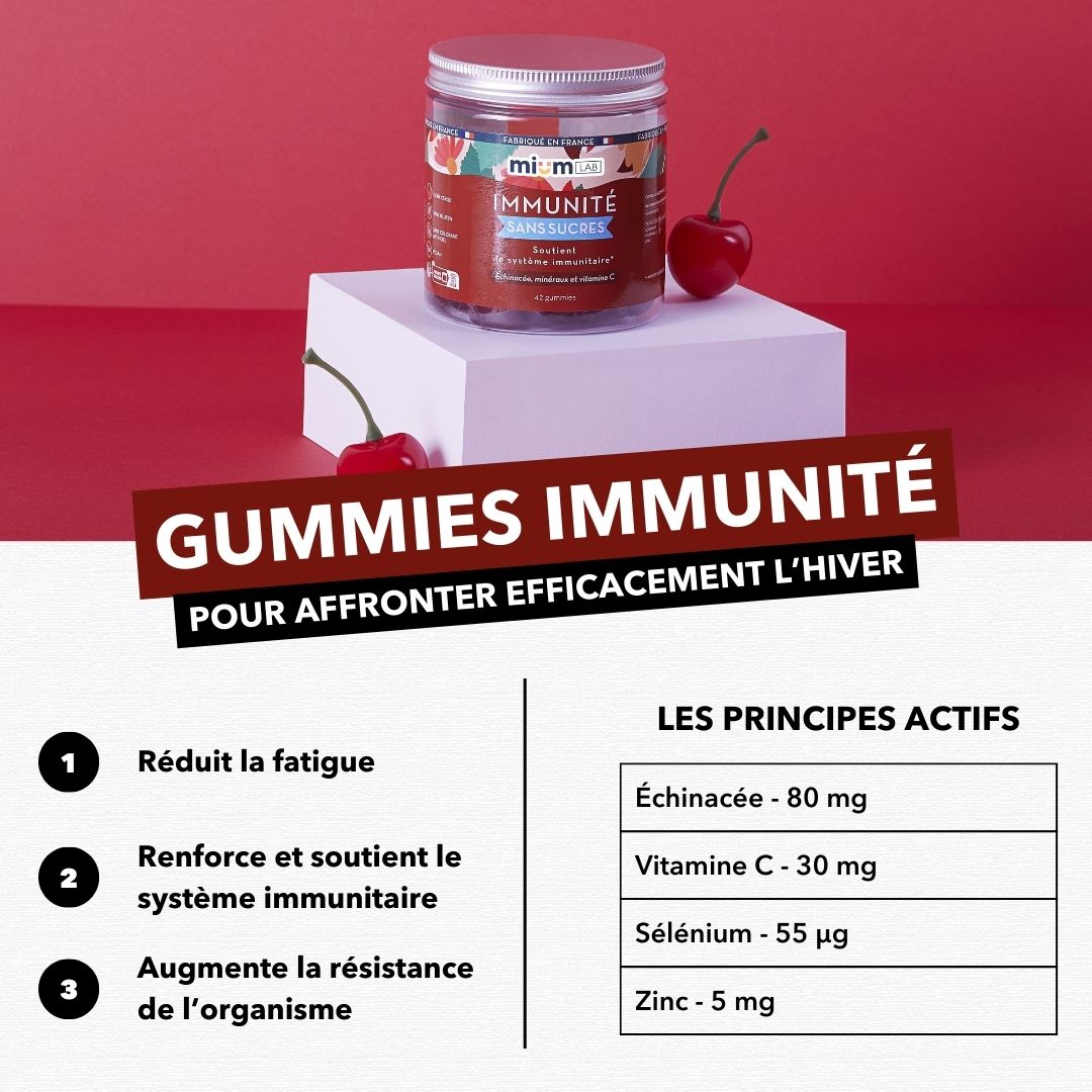 Gummies Immunité sans sucres | Super Pack | 4 x 21 jours
