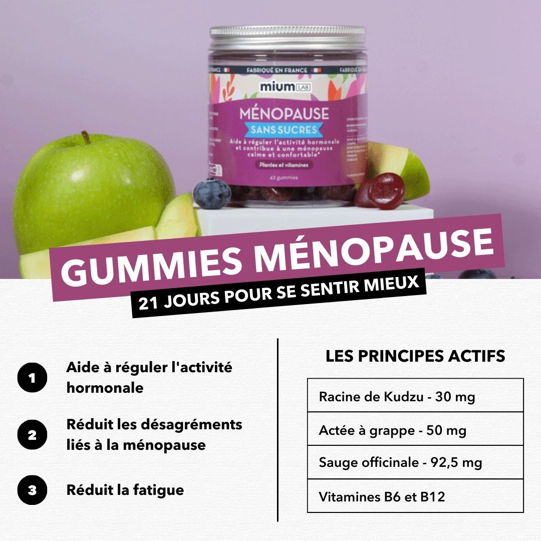 Gummies Ménopause sans sucres | Super Pack | 4 x 21 jours
