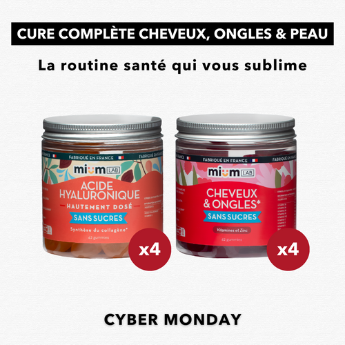 Cure Complète Cheveux, Ongles, Peau | Cheveux & Ongles, Acide Hyaluronique | 8 x 21 jours