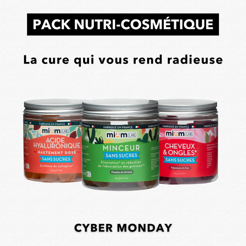 Pack Nutri-Cosmétique | Minceur, Acide Hyaluronique, Cheveux & Ongles | 3 x 21 jours