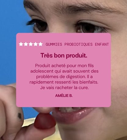 Gummies PROBIOTIQUES SANS SUCRES ENFANTS | Confort digestif | 30 jours 🧒