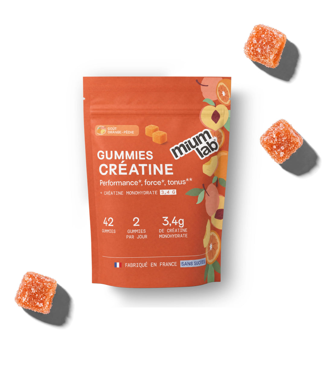 MAGNESIUM Gummies OHNE ZUCKER | Reduziert Müdigkeit und Nervosität | 21 Tage