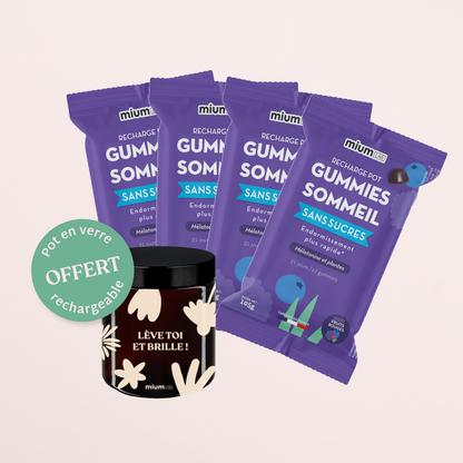 Pack 4 éco-recharges SOMMEIL | Qualité du sommeil | 4 x 21 jours