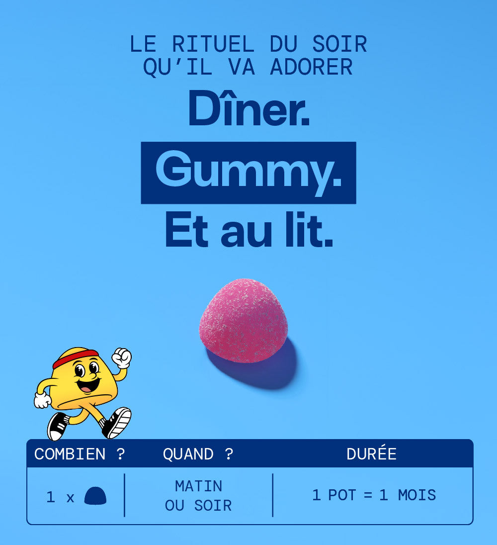 Gummies MAGNÉSIUM SANS SUCRES ENFANTS | Détente &amp; endormissement plus facile | 30 jours 🧒