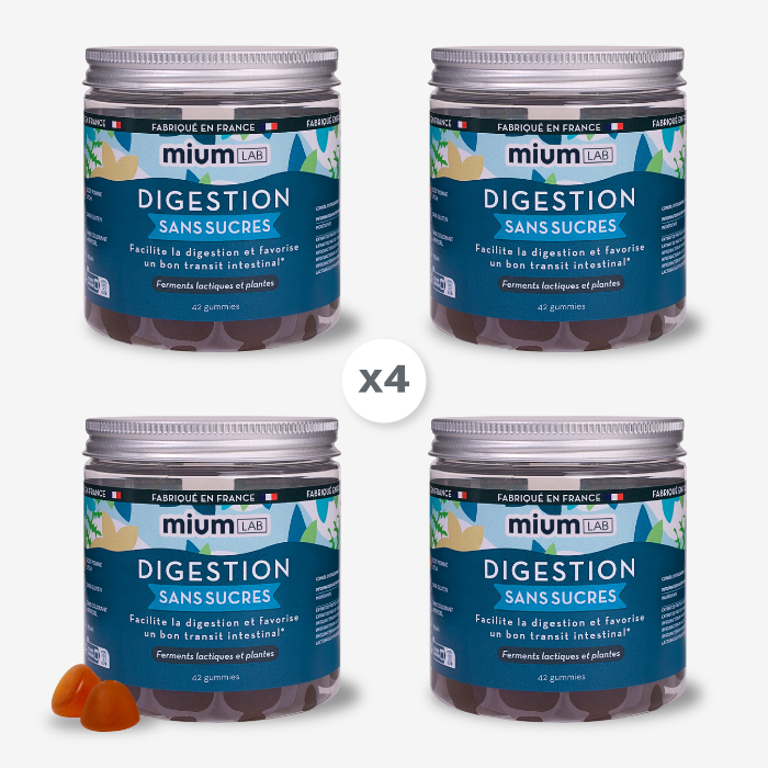 Gummies DIGESTION SANS SUCRES | Super Pack | 4 x 21 jours
