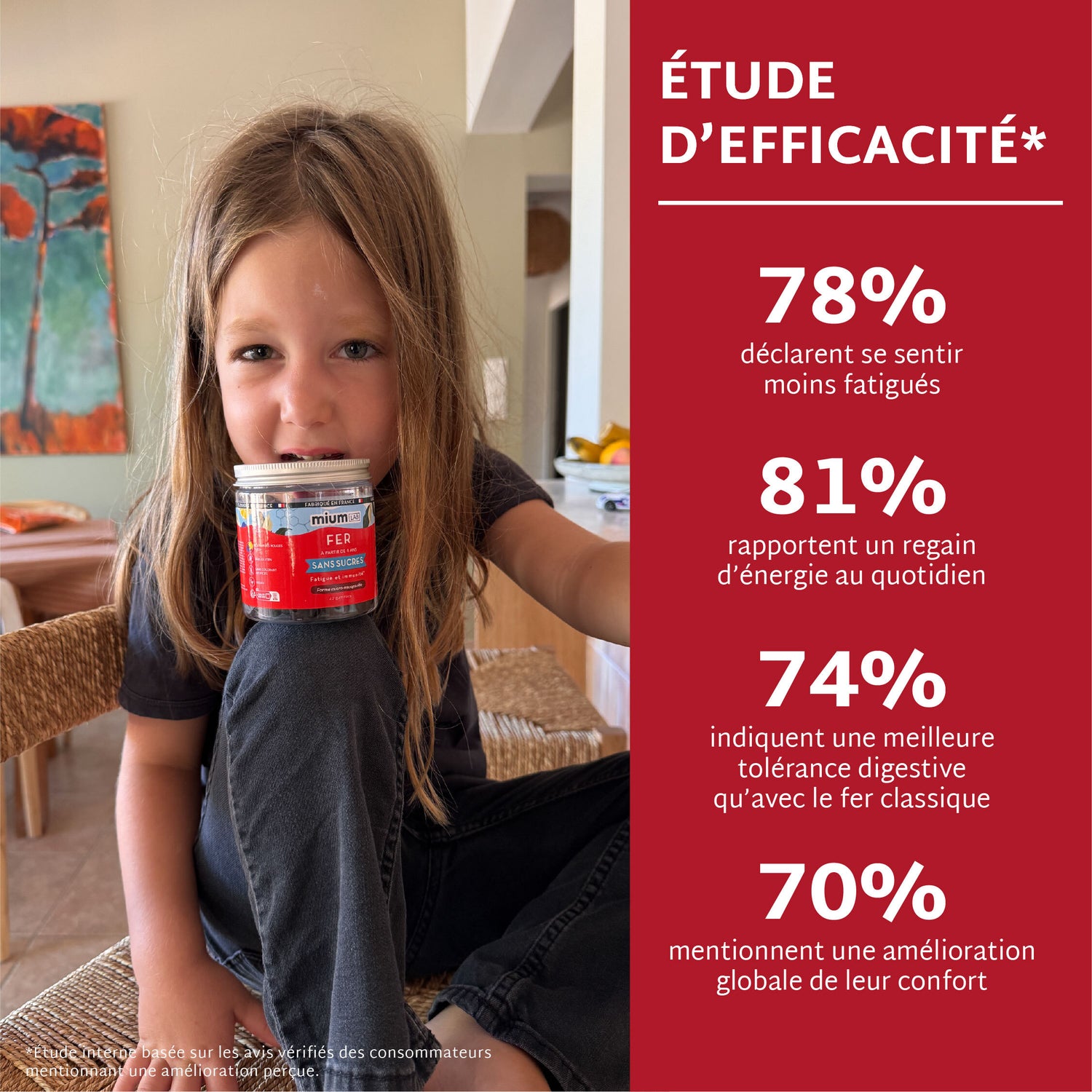 Gummies FER SANS SUCRES | Réduit les carences | 42 jours 🧒