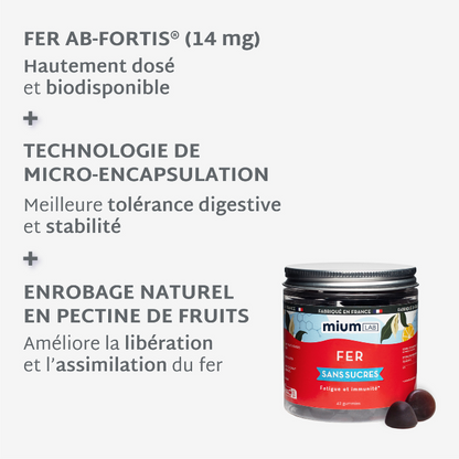 Gummies FER SANS SUCRES | Super Pack | 4 x 21 jours