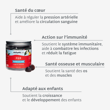 Gummies FER SANS SUCRES | Super Pack | 4 x 21 jours