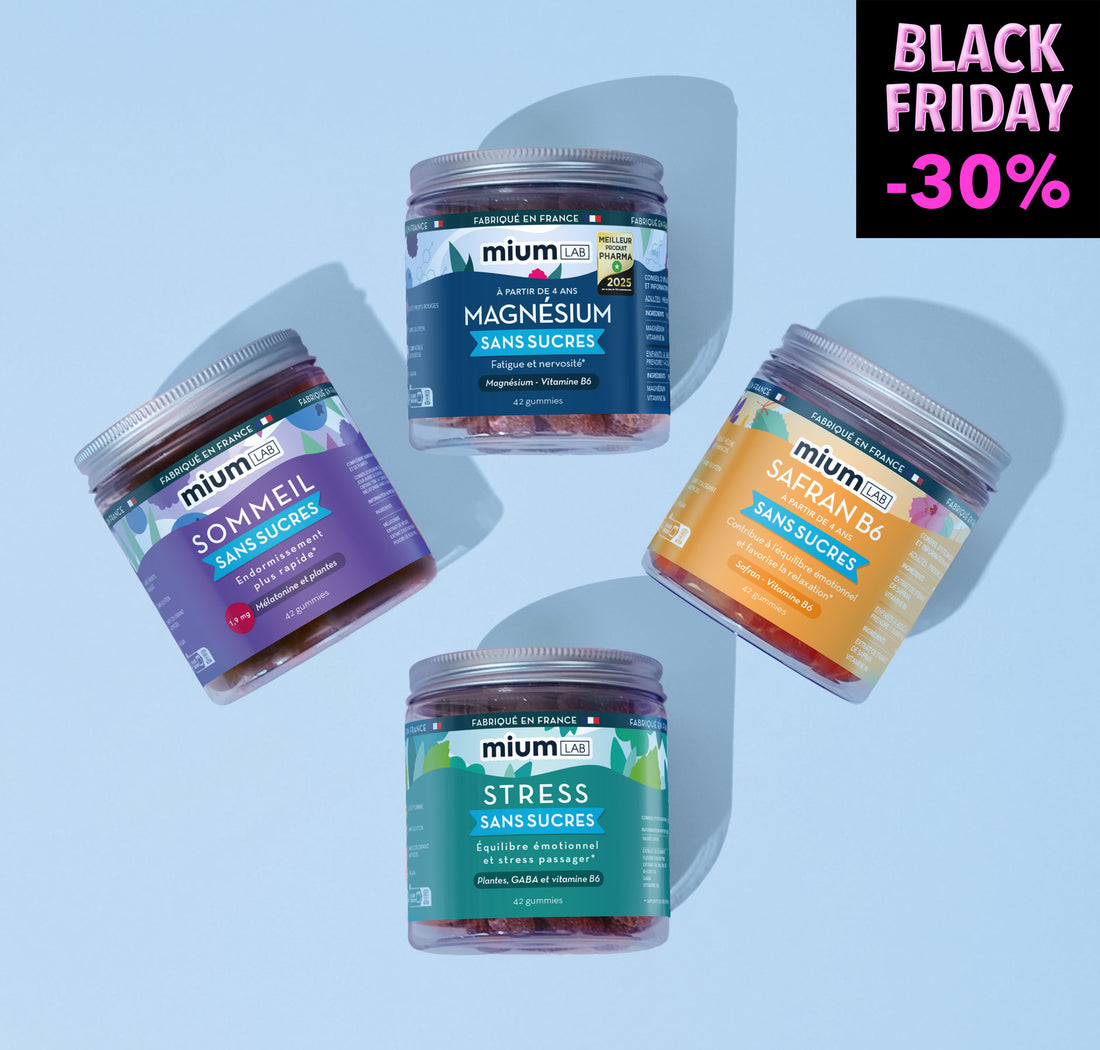 🏴 Pack Équilibre Émotionnel | Magnésium + Safran B6 + Sommeil + Stress | Cure 3 semaines