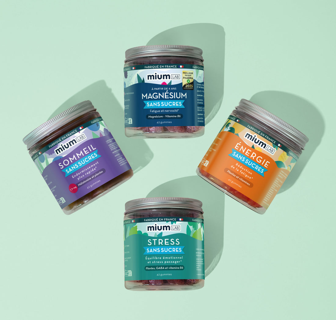 Pack Pleine Forme - 4 pots | Énergie + Sommeil + Magnésium + Stress | 4 x 21 jours