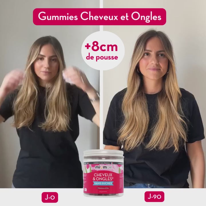 Gummies Cheveux et Ongles Sans Sucres | Super Pack | 4 x 21 jours