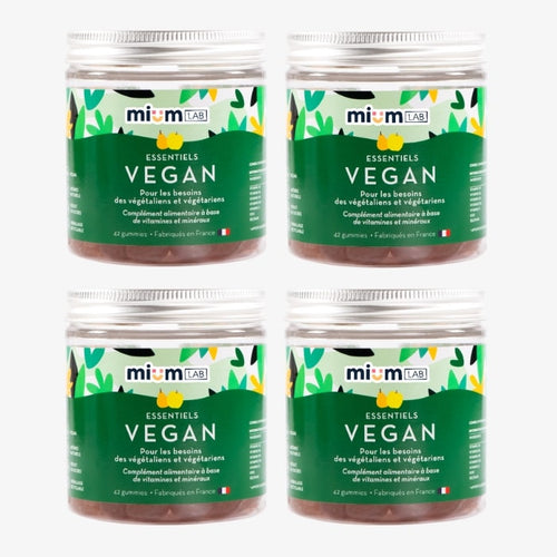 Gummies Essentiels Vegan | Super pack | 4 x 21 jours