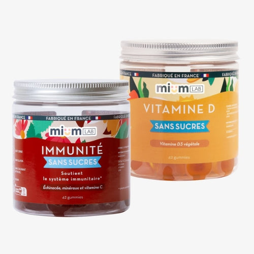 Immunité Sans Sucres et Vitamine D | Pack Hivers | 2 x 21 Jours